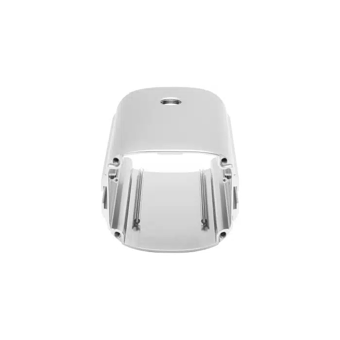 White plastic cover with open bottom view.