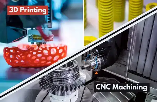 3D Printing vs CNC Machining comparison